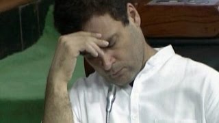 Rahul Gandhi makes hat-trick, dozes off during debate this year too