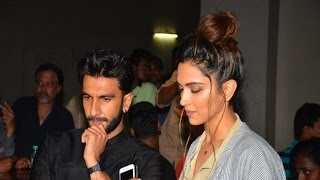 Ranveer gets miffed with media over a question to Deepika