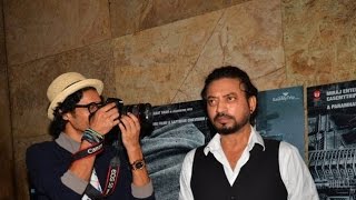 Irrfan Khan's son challenges paparazzi at Madaari screening!