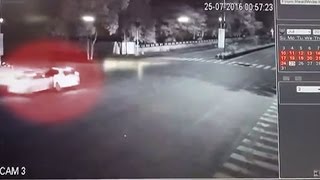 On Cam: Speeding cars collide in a horrific road accident in Nashik