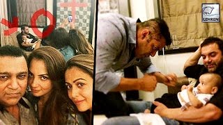 Salman Khan With Ahil At Iulia Vantur's Birthday Bash