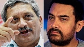 Hinting at Aamir, Parrikar says intolerance remark was 'arrogant' , he must be taught a lesson