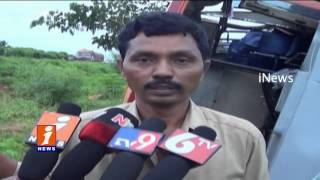 Jammalamadugu RTC Bus Overturns At Jadcherla - iNews
