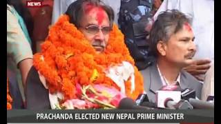 Prachand elected as new Nepal Prime Minister