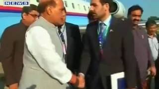 Rajnath Singh arrives in Pakistan to participate in SAARC Meeting