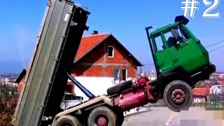 Heavy Equipment Big Trucks Accidents Compilation  Amazing Videos