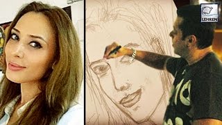 Salman Khan Sketches Girlfriend Iulia Vantur
