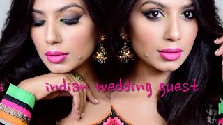 Indian Wedding Guest Makeup GRWM  BeautyConfessionz