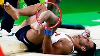 Horrific Leg Injury at Rio Olympics 2016 - French Gymnast Samir Ait Said Heartbreaking Moments!