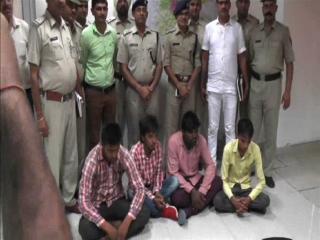 एयरटेल दफ्तर लूट मामला, 4 आरोपी चढे़ पुलिस के हत्थे