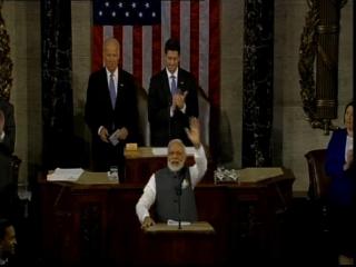 PM Modi meets US Congress members after concluding his speech