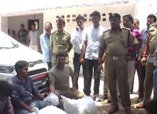 70 किलो गांजा के साथ चार तस्कर गिरफ्तार