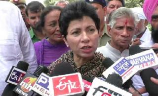 कांग्रेस सांसद कुमारी सैलजा का भाजपा पर हल्ला बोल