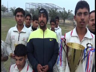 ऑल इंडिया क्रिकेट टूर्नामेंट में खरखौदा की टीम ने प्राप्त किया पहला स्थान