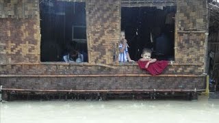 Flooding swamps Myanmar's Irrawaddy region