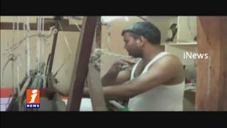 Siricill Handloom Weaver Vijay Prepares Stichless National Flag For Independece Day | iNews