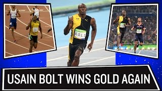 Usain Bolt wins gold in 100m sprint - Rio Olympics 2016