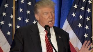 Donald Trump Talks Combating Terrorism