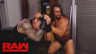 Rusev ambushes Roman Reigns backstage: Raw, Aug. 15, 2016
