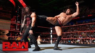 Roman Reigns vs. Rusev: Raw, Aug. 15, 2016