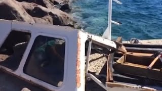 Raw: Deadly Boat Collision Off Greece