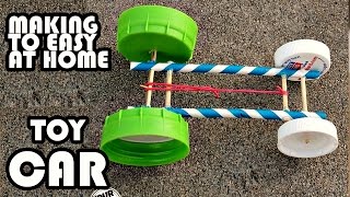 How to Make a Rubber Band Powered Toy Car