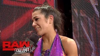 Bayley reflects on her debut night on Raw: Raw Fallout, Aug. 22, 2016