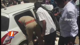 CCTV Footage Road Accident at Vijayawada Benz Circle iNews