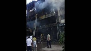 Fire in herohonda and yamaha showrooms in delhi