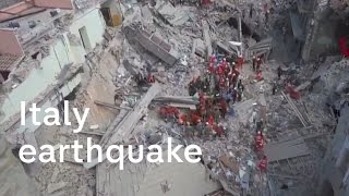 Italy earthquake: at least 120 dead after homes reduced to rubble