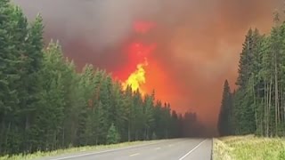 Raw: Fires in Yellowstone, Grand Teton Parks