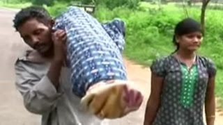 Ambulance denied, Odisha man carries wife's body for 10 km on shoulder