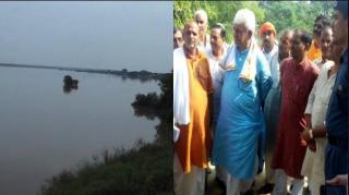 केंद्रीय मंत्री मनोज सिन्हा ने किया बाढ़ प्रभावित इलाकों का दौरा