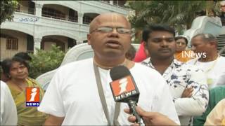 Massive Devotees Rush at Iskcon Temples Kristanami Tirupati | iNews