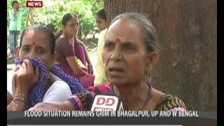 Flood situation remains grim in Bhagalpur, UP and West Bengal