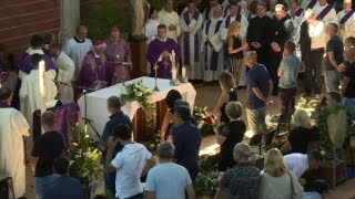 Funerals held for earthquake victims in Italy