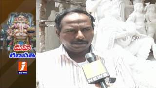 Khairatabad Ganesh Getting Ready For Utsavam | iNews