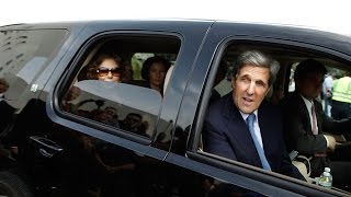 US Secretary of State John Kerry starts his India visit by getting stuck in NCR traffic