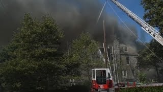 Fire Engulfs Century-Old Church in Philadelphia