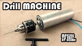 How to Make a DRILL MACHINE at Home Easy