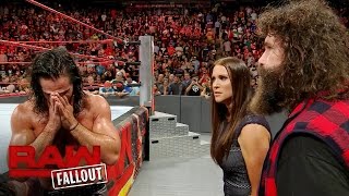 Seth Rollins confronts Stephanie McMahon after Raw goes off the air: Raw Fallout, Aug. 29, 2016