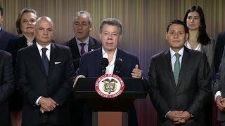 Colombia's Santos officially convokes referendum on FARC peace