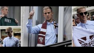 Joe Hart has arrived in Italy as he prepares to join Torino on loan
