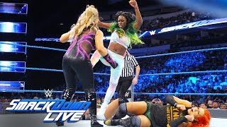 Becky Lynch & Naomi vs. Natalya & Alexa Bliss: SmackDown Live, Aug. 30, 2016