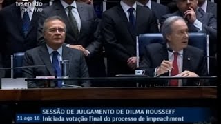 Raw: Senate Votes to Impeach Brazil's President