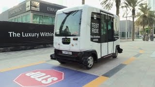 Dubai takes new driverless vehicle for a test drive