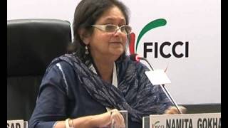 Namita Gokhale, Member Secretary, Ministry of Culture speaking at PubliCon 2012