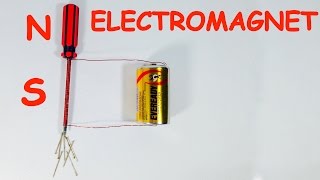 HOW TO MAKE ELECTROMAGNET AT HOME