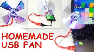 How to Make a USB FAN from CD - Easy Way