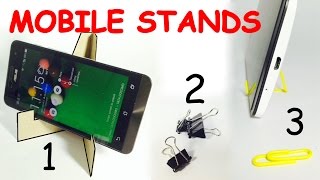 How to Make Mobile Stand at Home - Easy & Simple Mobile Phone Stand